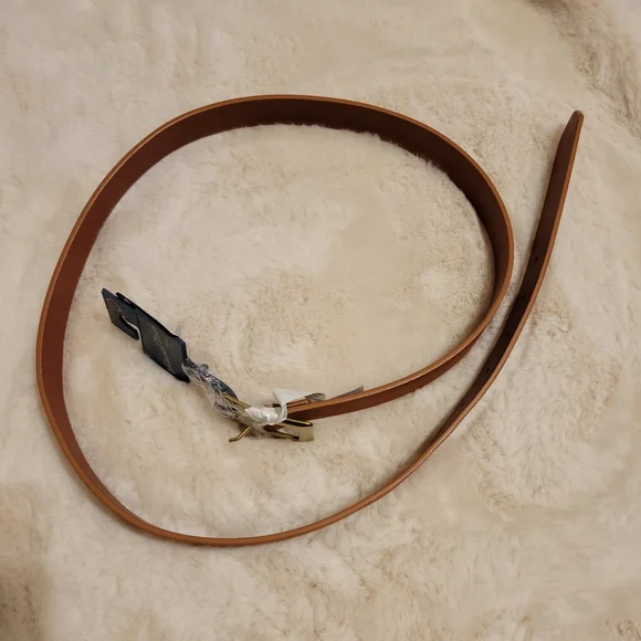 🎯nwt universal thread square buckle belt cognac - Picture 3 of 4